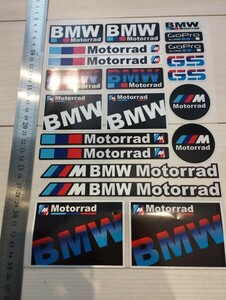 BMW ステッカー　約21枚セット（1シート分）　カーステッカー　バイクステッカー　MotoGP　車ステッカー　レーシングステッカー