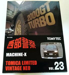 *TLV Tomica Limited Vintage Neo west part police Vol.23 MACHINE-X machine X