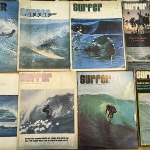 s0328-18.洋書 洋雑誌 SURFER まとめ サーファー 趣味 レトロ rtro アンティーク antique magazine sports 海 sea の画像1