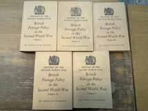 a0302-7.洋書 history of the second world war british foreign policy in the second world war vol1〜5 第二次世界大戦 戦争 歴史_画像1