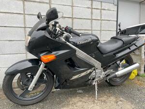 ZZR250 後期モデル EX250H-A18 黒色 エンジン始動 書類あり ZZ-R 検)ニンジャ250 NINJA 