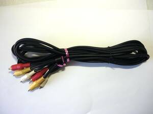 SONY AV cable #SONY OFC Hi-Fi AV CABLE 75Ω# Composite RCA cable approximately 2.1m operation verification ending 