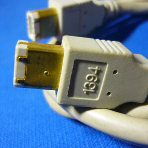 ケーブル FireWire IEEE 1394 （オスーオス） ■約1.0ｍ■ 中古 通電未確認 ジャンク品の画像4