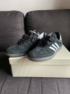 1円 adidas SAMBA livestock ローカットスニーカー　26.5cm BLACKスウェード BA9062サンバ アディダス ライブストック スニーカー