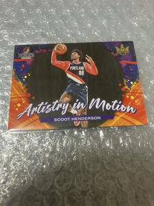 NBAカード PANINI COURT KINGS SCOOT HENDERSON RC ルーキーカード Artistry in Motion