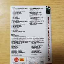 NOBODY CD 4枚セット 再販 タワーレコード ノーバディ_画像4