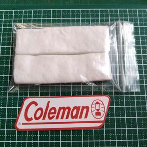 コールマン ストーブ用 気化促進材 / 燃料溜め材 ２枚　代用品　汎用品　 Coleman