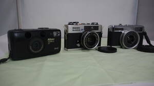 コンパクトフィルムカメラ（Nikon、Ricoh、Yashica）