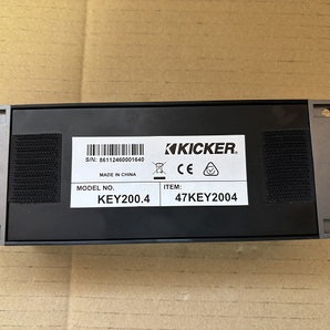 KICKER キッカー KEY200.4 アンプ内蔵DSP 本体のみ 検：SAIACO HELIX BLAM Beatsonic μ-Dimension MATCHの画像6