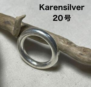 R59カ-て113N 両甲丸　丸ラウンド　カレンシルバーリングシンプル　マリッジリングKAREN1さN