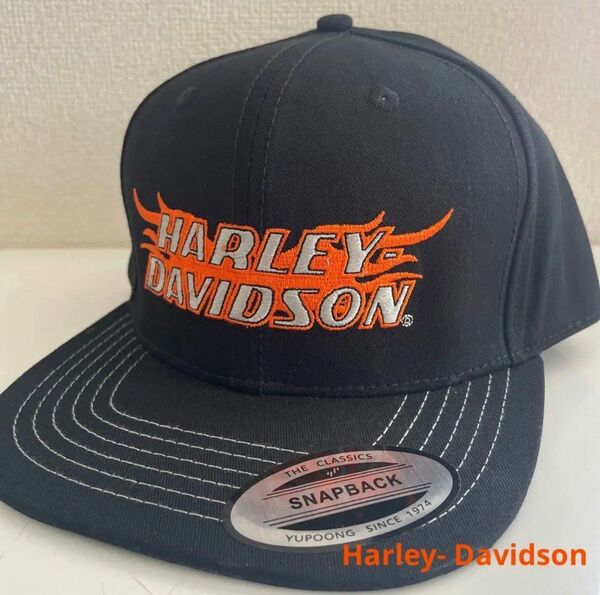 【Harley- Davidson 】ハーレー ブラック　キャップ メンズ バイク 新品 送料無料