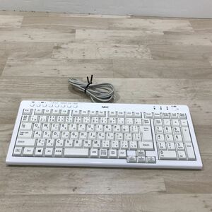 現状品 NEC パソコン キーボード KB-1031 ホワイト[C2613]