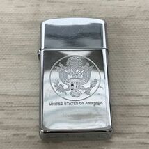 送料185円 Zippo ジッポライター 1991年製 スリム United States of America[C2706]_画像1