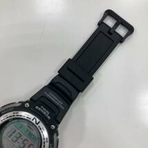 【CASIO/カシオ】SGW-100J 5 ALARMS WORLD TIME 3156 デジタル 腕時計 メンズ ブラック 時計★6510_画像5