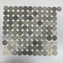 【日本銀貨おまとめ】合計額33400円分 1000円五輪×4枚/100円稲穂×111枚/鳳凰×163枚/五輪×20枚 総重量約1494g※袋含む 通貨/古銭◆6650_画像3