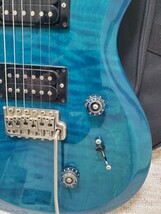 エレキギター　ポールリードスミス　PRS CUSTOM　ブルー系 ソフトケース、アーム付き美品です。_画像4