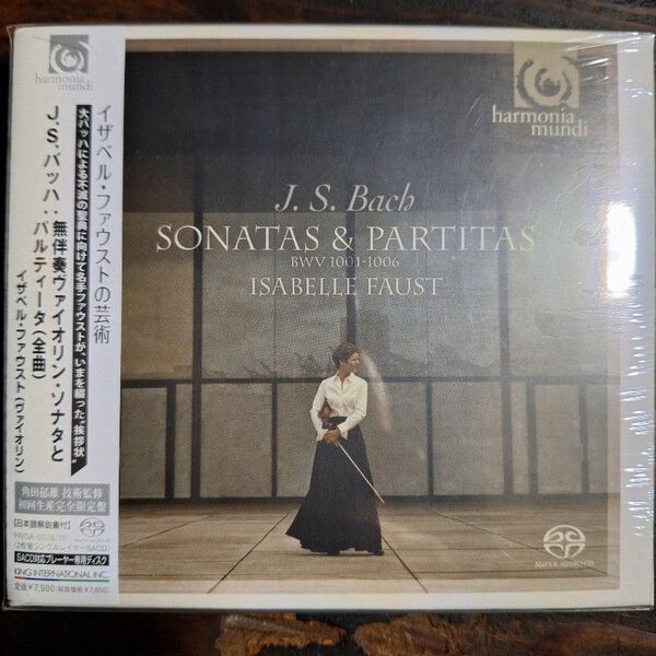 【未開封2SACD】Isabelle Faust イザベル・ファウスト / バッハ 無伴奏ヴァイオリンとパルティータ 初回盤