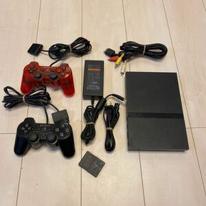 SONY☆PlayStation 2☆PS2☆SCPH-70000☆本体☆コントローラー☆一式☆薄型☆現状品