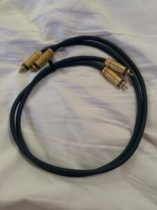 SAEC STRESS FREE 99.99997% Cu LINE CABLE ペア 約70cm RCAケーブル サエク