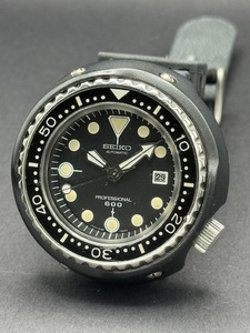 ☆ 希少美品 セイコー ダイバー 600m ファースト ツナ缶 SEIKO DIVER'S WATCH 6159-7010 1975年6月製 自動巻 ☆