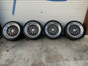 WORK MEISTER M1 3ピース 4本セット 19インチ　ＢＭＷ　Ｍ３　E92　5/120　チタンゴールド