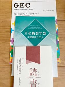 早稲田 文化構想学部 2024 学部要項他