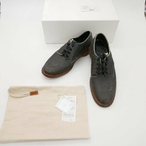 20AW visvim ビズビム HAMMOND-FOLK メンズ シューズ ハモンド フォーク革靴 クラックレザー BLACK M8.5 0120202002007