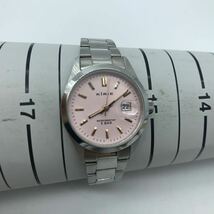 KiRIE キリエ 腕時計 VX82-K380 クオーツ レディース 動作品 ピンク文字盤_画像8