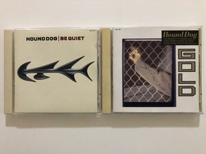 B25172　CD（中古）BE QUIET+GOLD　HOUND DOG　2枚セット