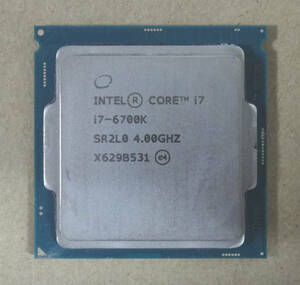 【中古】Intel CPU i7-6700k/4.00GHZ