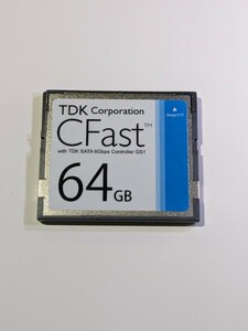 TDK CFast card 64GB used 