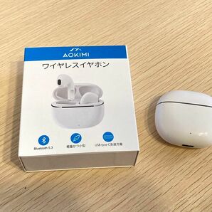 【値下げ】ワイヤレスイヤホン - AOKIMI V12 ブルートゥース イヤホン　ノイズキャンセリング