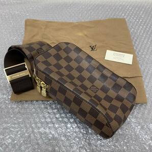 美品/LOUIS VUITTON/LV/ルイヴィトン/ダミエ/エベヌ/ジェロニモス/ボディバッグ/ショルダー/PVC/ブラウン系/CA1023/0324dの画像1