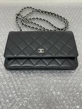 美品☆/CHANEL/シャネル/マトラッセ/ラムスキン/チェーンウォレット/ショルダーバッグ/レザー/14669941/0325g_画像2