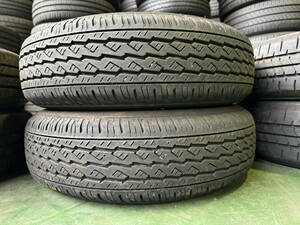 バリ山 145/80R12 80/78N LT　鉄ホイール・激安!!2本セット価格 2033