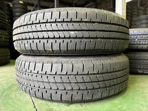 9分山☆ 155/65R14 75H　鉄ホイール・激安!!2本セット価格 2037