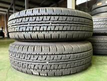 9分山☆ 145/80R12 80/78N LT　鉄ホイール・激安!!2本セット価格 2038_画像1