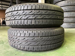 バリ山 155/65R14 75S　鉄ホイール・激安!!2本セット価格 2040