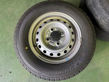 9分山☆ 145/80R12 80/78N LT　鉄ホイール・激安!!2本セット価格 2038_画像2