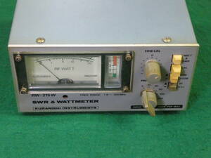 クラニシ　RW-215W　SWR&パワーメーター　1.8～500MHz