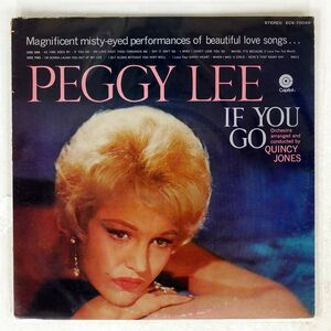 見本盤 PEGGY LEE/IF YOU GO/CAPITOL ECS70028 LP