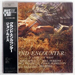 帯付き JOHN LEWIS/GRAND ENCOUNTER 2 DEGREES EAST 3 DEGREES WEST/PACIFIC JAZZ PJ1217 LP