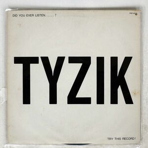 見本盤 JEFF TYZIK/TYZIK/CAPITOL RECORDS, INC. PRP8228 LP