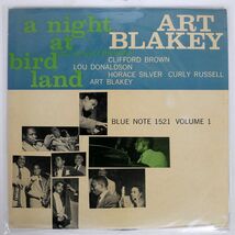 米 モノラル盤 青白LIB / RVG刻印 ART BLAKEY QUINTET/A NIGHT AT BIRDLAND, VOLUME 1/BLUE NOTE BLP1521 LP_画像1