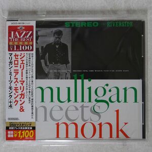 THELONIOUS MONK AND GERRY MULLIGAN/MULLIGAN MEETS MONK/RIVERSIDE UCCO90139 CD □