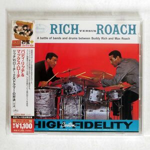 BUDDY RICH/RICH VERSUS ROACH/MERCURY UCCU9968 CD □