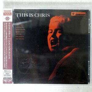 CHRIS CONNOR/THIS IS CHRIS/BETHLEHEM CDSOL6017 CD □