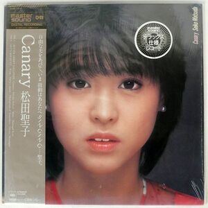 帯付き MASTERSOUND 松田聖子/CANARY/CBS SONY 32AH1618 LP