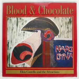 英 ELVIS COSTELLO/BLOOD & CHOCOLATE/IMP XFIEND80 LP