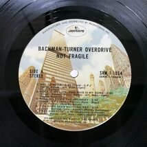 米 BACHMAN TURNER OVERDRIVE/NOT FRAGILE/MERCURY SRM11004 LP_画像2